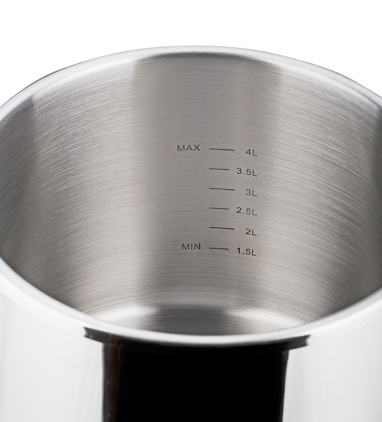 Schnellkochtopf Easy Click 2-teilig - Edelstahl - Silber