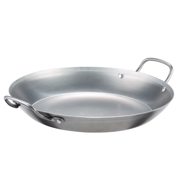 Paellapfanne Traditionell Lyoner - Eisen - Silber - Durchmesser: 40 cm