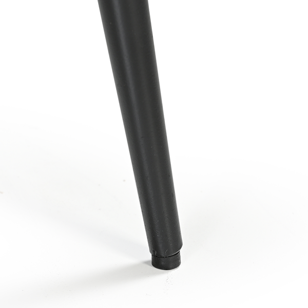 Couchtisch IKOMWA - Antik Schwarz / Schwarz - Durchmesser: 62 cm
