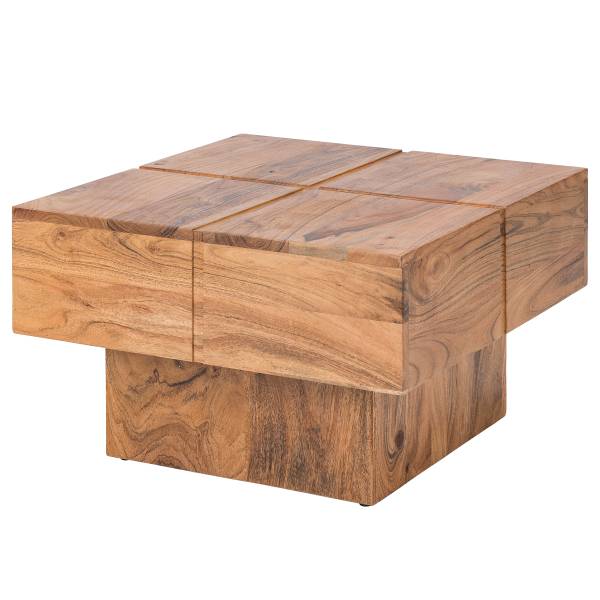 Massiver Couchtisch LAMAXI - Akazie