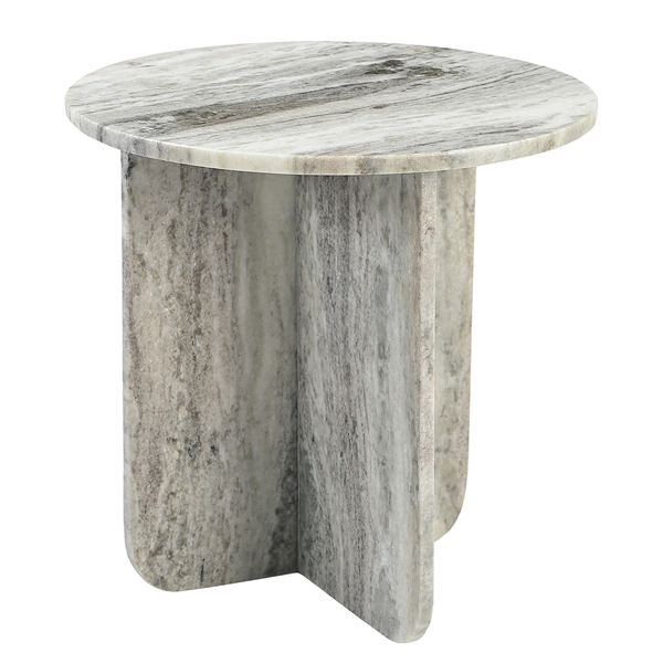 Marmor-Beistelltisch BIHORO - Marmor Grau