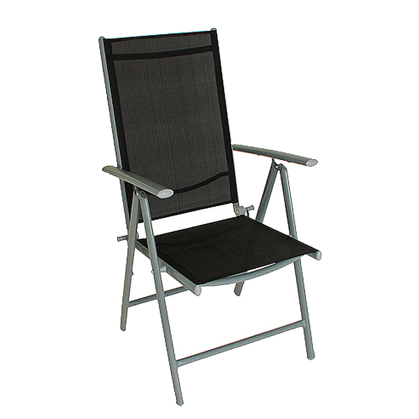 Gartensessel Nola 2er-Set - Stahl - Anthrazit