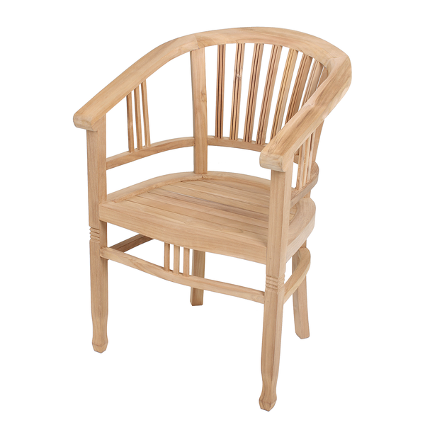Gartensessel Rinca - Teakholz Massiv - Braun