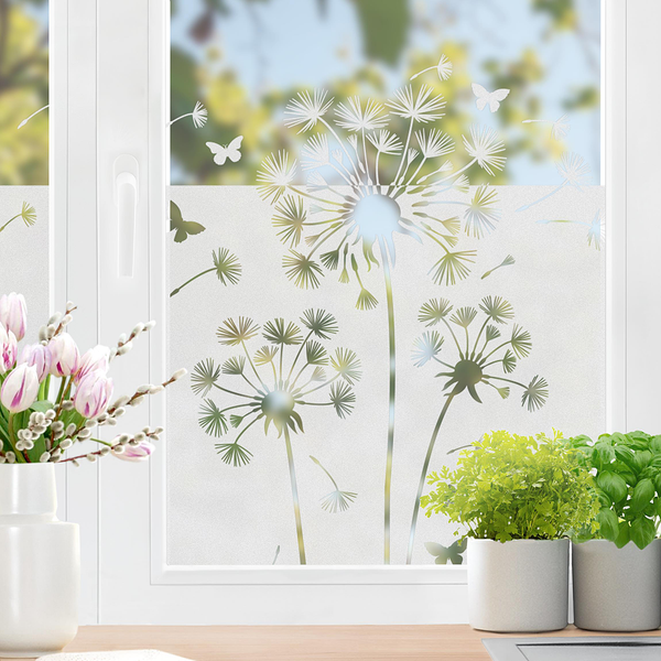 Fensterfolie Vanet - Polyethylen - Selbsthaftend - 120 x 100 cm