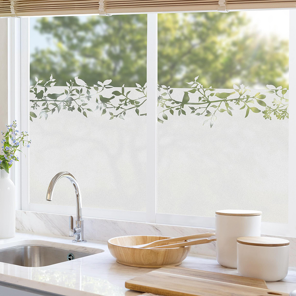Fensterfolie Givet - Polyethylen - Selbsthaftend - 80 x 80 cm