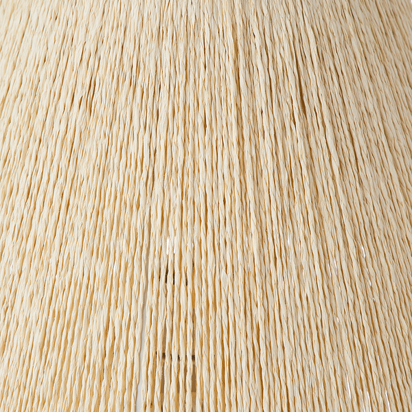 Tischleuchte WEAVER - Papiergeflecht / Metall - Beige