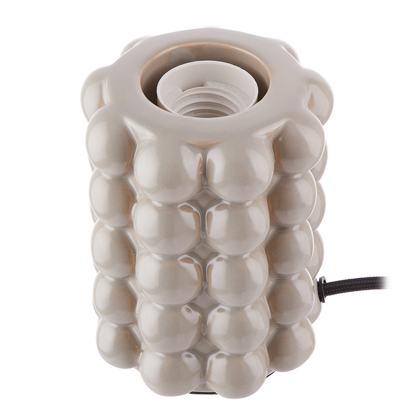 Tischleuchte STILO - Keramik - Taupe