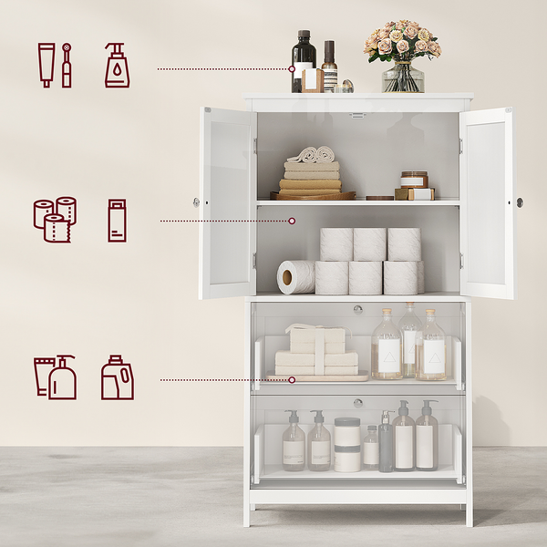 Midischrank Isoghe - Weiß