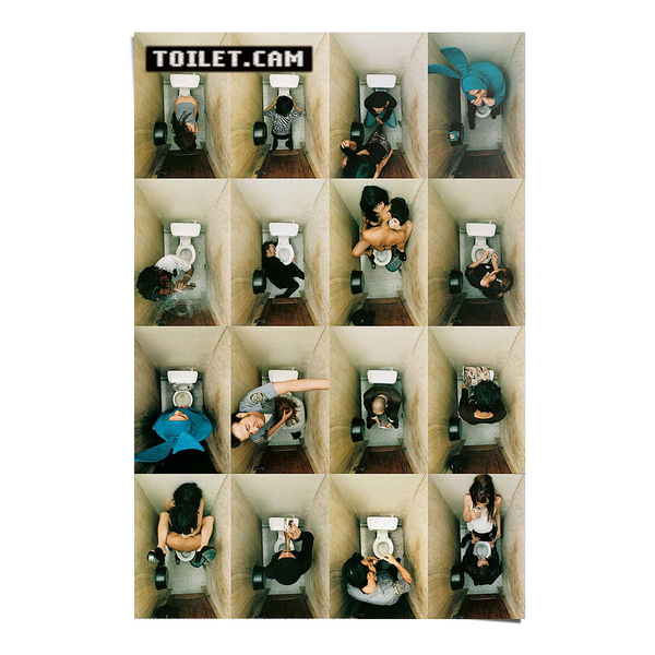 Poster Toilet Cam - Papier - Beige - 61 x 91,5 cm
