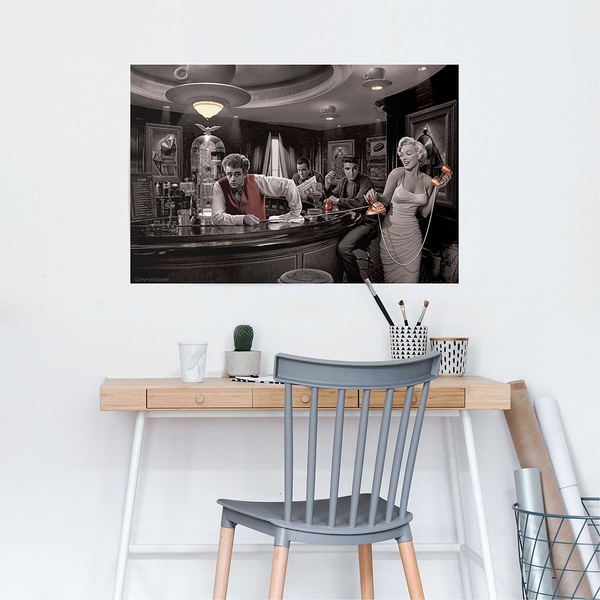 Poster Java Dreams - Papier - Schwarz - 61 x 91,5 cm