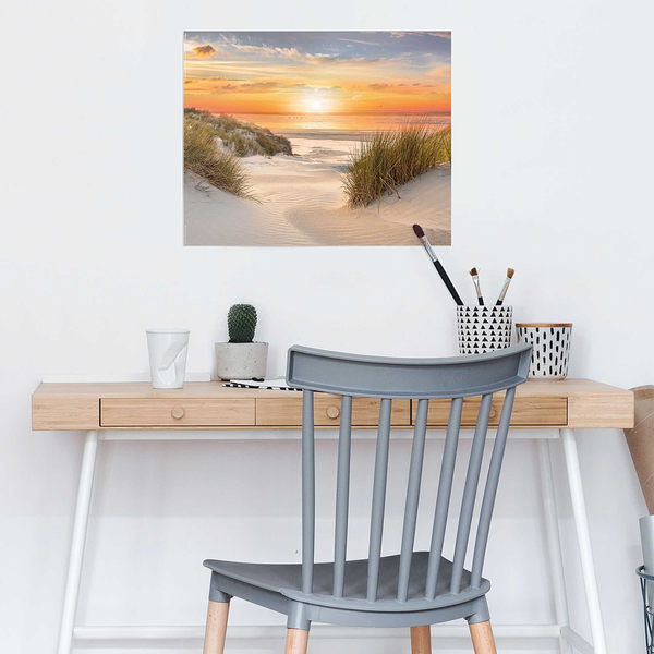 Poster Beautiful Dunes - Papier - Orange - 40 x 50 cm