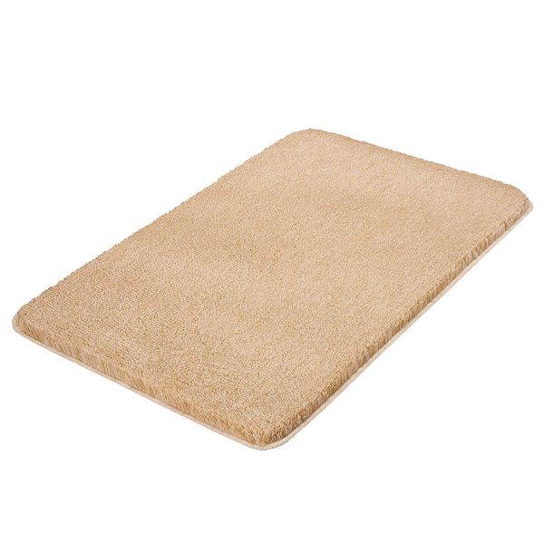 Badteppich Relax - Polyacryl - Champagner - 60 x 100 cm
