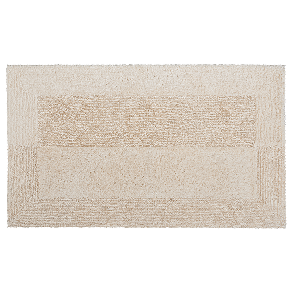 Badteppich Havanna - Baumwolle - Creme - 70 x 120 cm
