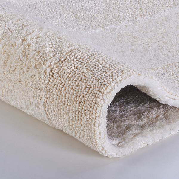 Badteppich Havanna - Baumwolle - Creme - 70 x 120 cm