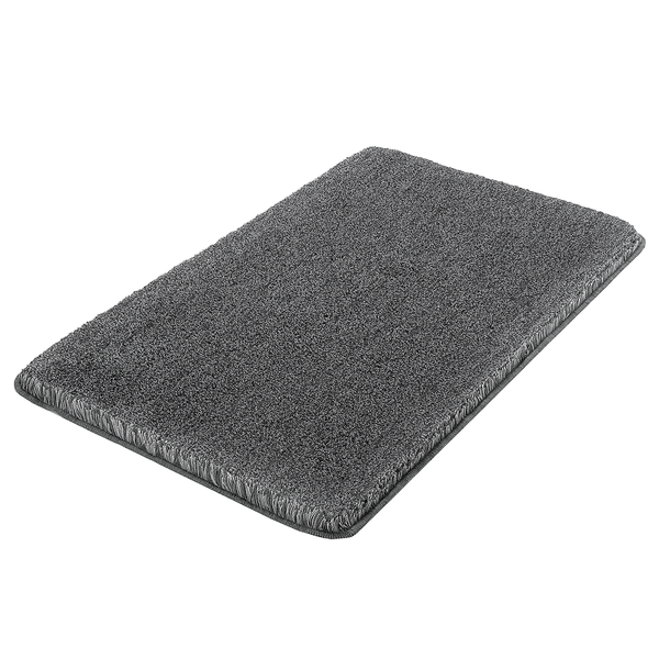 Badteppich Relax - Polyacryl - Anthrazit - 70 x 120 cm