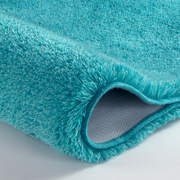 Badteppich Relax - Polyacryl - Türkis - 55 x 65 cm