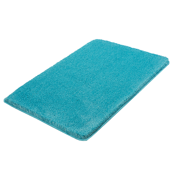 Badteppich Relax - Polyacryl - Türkis - 50 x 80 cm