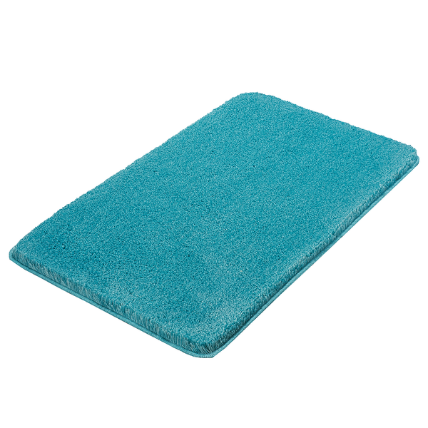 Badteppich Relax - Polyacryl - Türkis - 85 x 150 cm