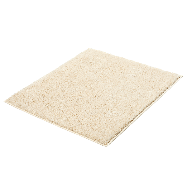 Badteppich Kansas - Baumwolle - Creme - 55 x 65 cm