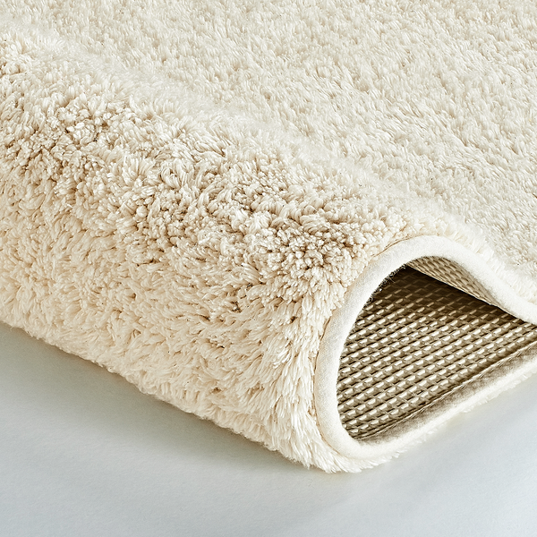 Badteppich Kansas - Baumwolle - Creme - 55 x 65 cm