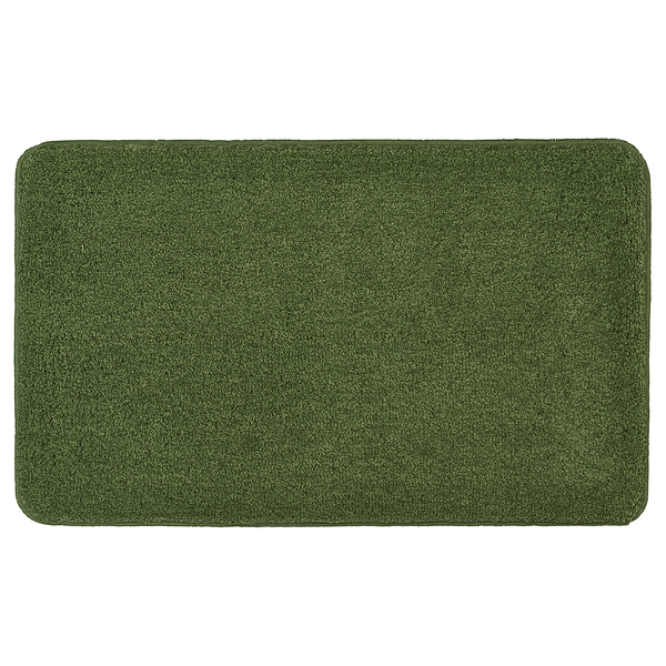 Badteppich Relax - Polyacryl - Tannengrün - 70 x 120 cm