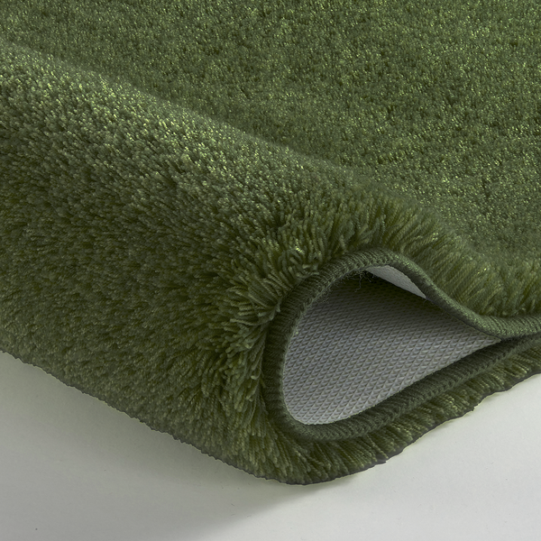 Badteppich Relax - Polyacryl - Tannengrün - 70 x 120 cm
