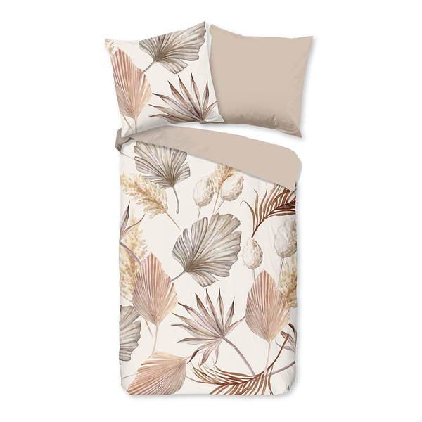 Renforcé Bettwäsche Vince - Renforcé - Sand - 200 x 200 cm + 2 Kissen 80 x 80 cm