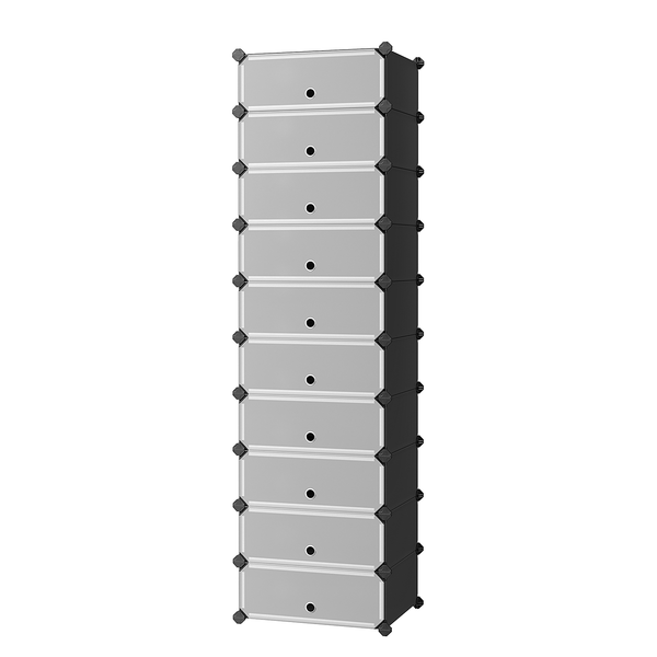 Schuhschrank Beam - Schwarz