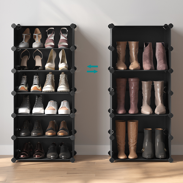 Schuhschrank Beam - Schwarz