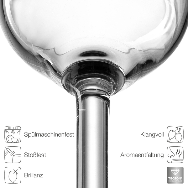 Grappaglas Daily 6er-Set - Kristallglas - Transparent