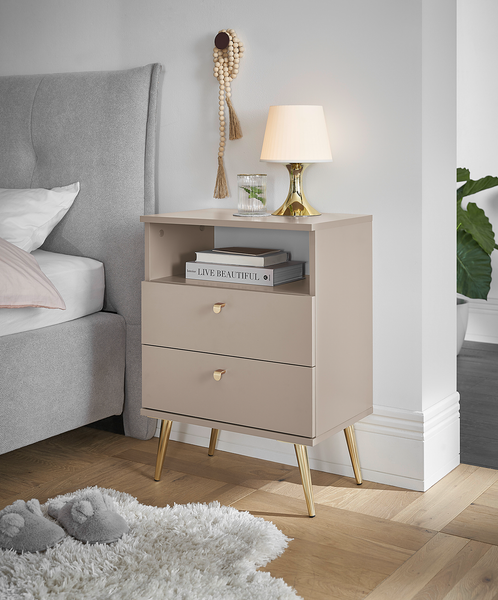 Nachtkommode Picudo - Beige