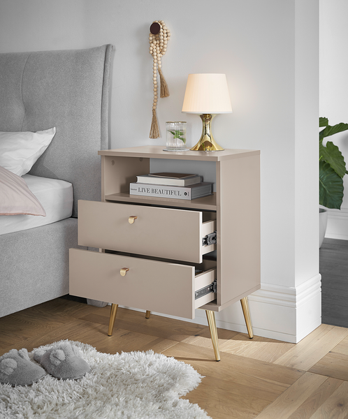 Nachtkommode Picudo - Beige