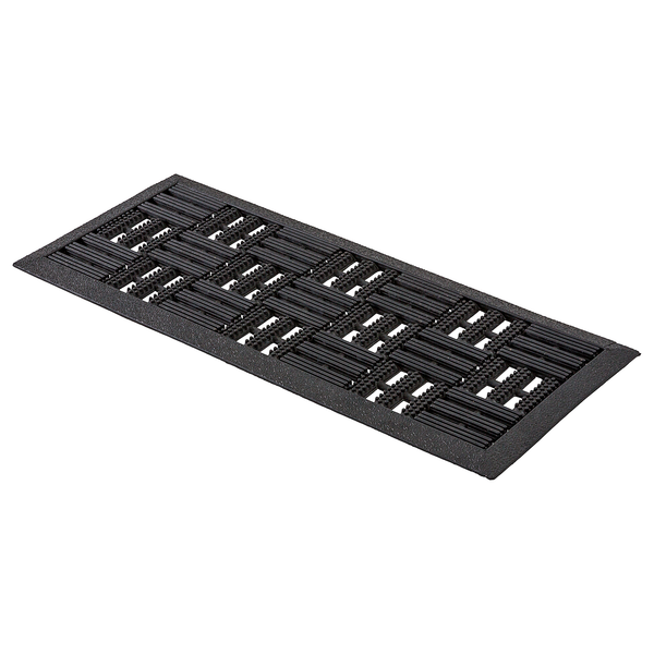 Fußmatte Dynamic - Gummi - Schwarz - 45 x 75 cm