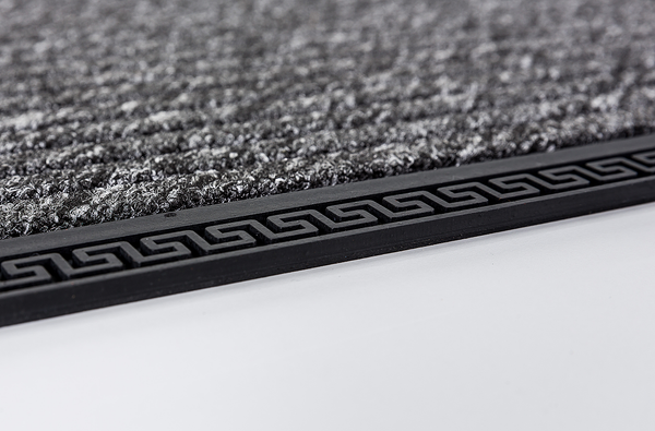 Fußmatte Border Star - Polypropylen - Grau - 25 x 60 cm