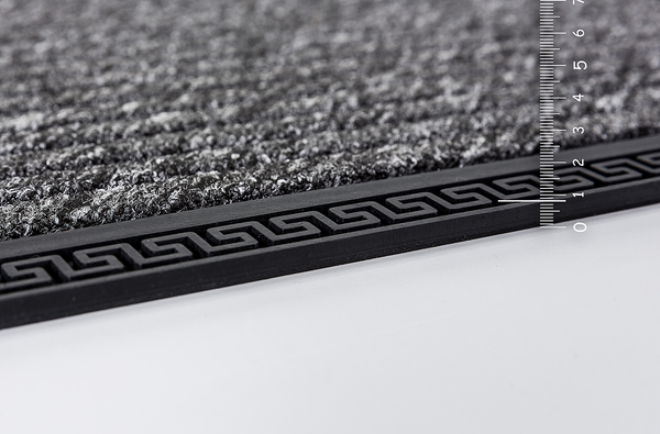 Fußmatte Border Star - Polypropylen - Grau - 25 x 60 cm