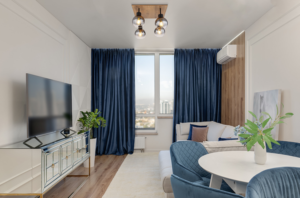 Deckenleuchte Moitas Typ A - Farbglas / Eisen - Flammenanzahl: 4