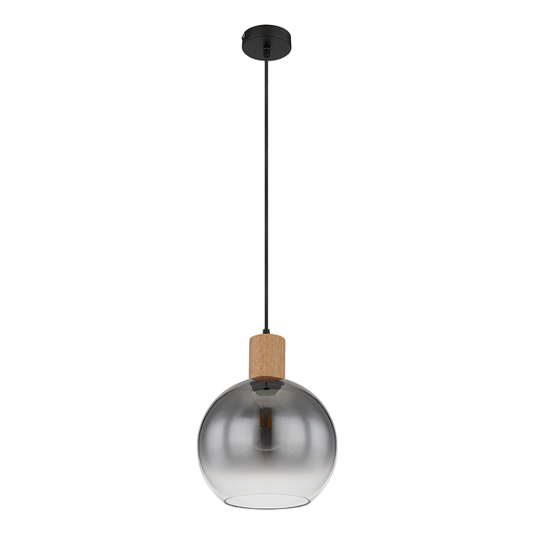 Pendelleuchte Moitas Typ C - Farbglas / Eisen - 1-flammig