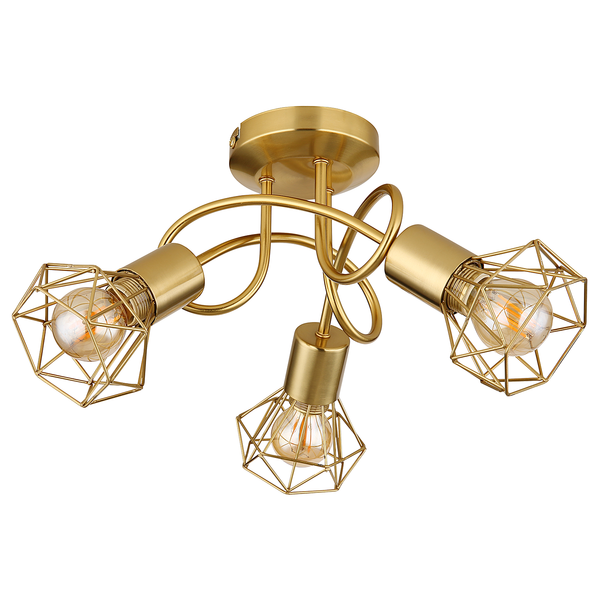 Deckenleuchte Xara - Eisen - Flammenanzahl: 3