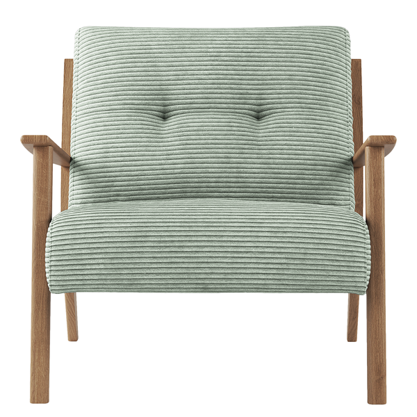 Sessel TIMON - Cordstoff Scilla: Mint