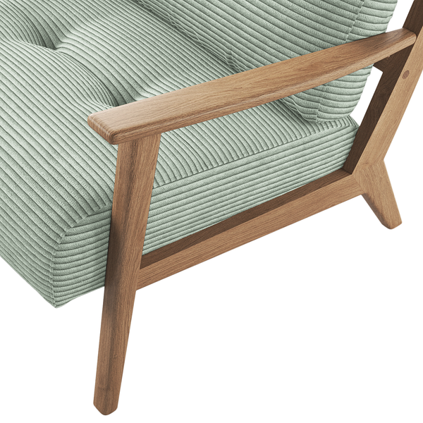 Sessel TIMON - Cordstoff Scilla: Mint