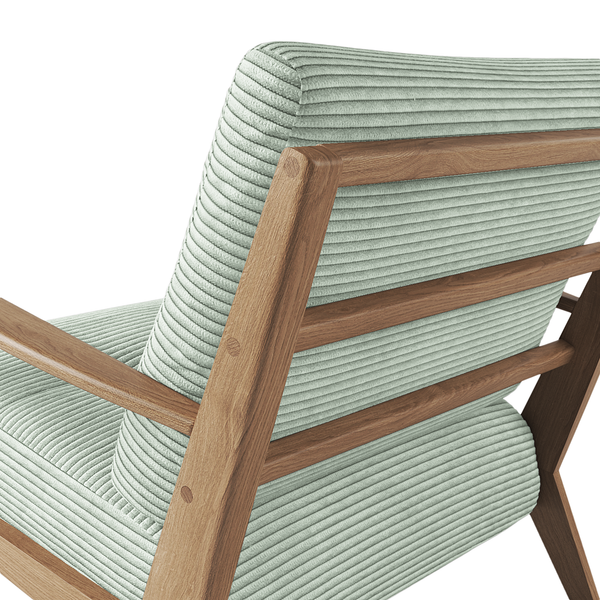 Sessel TIMON - Cordstoff Scilla: Mint