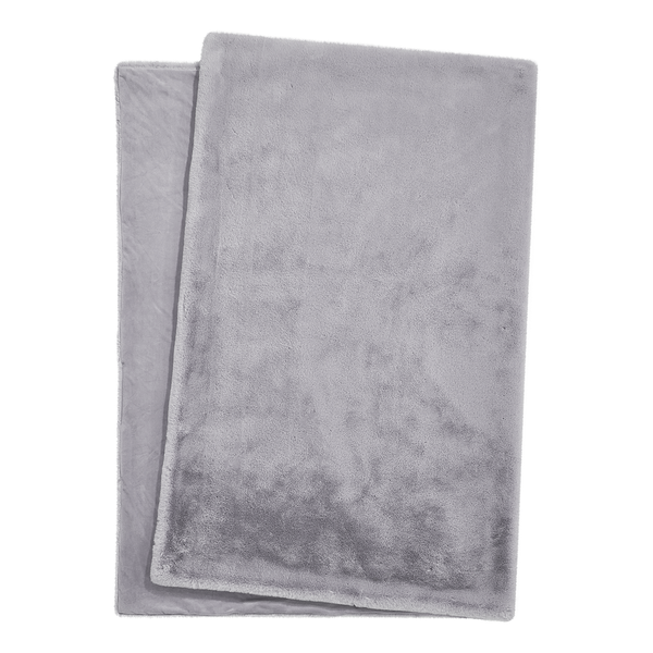 Felldecke WILD THING - Polyester - Grau