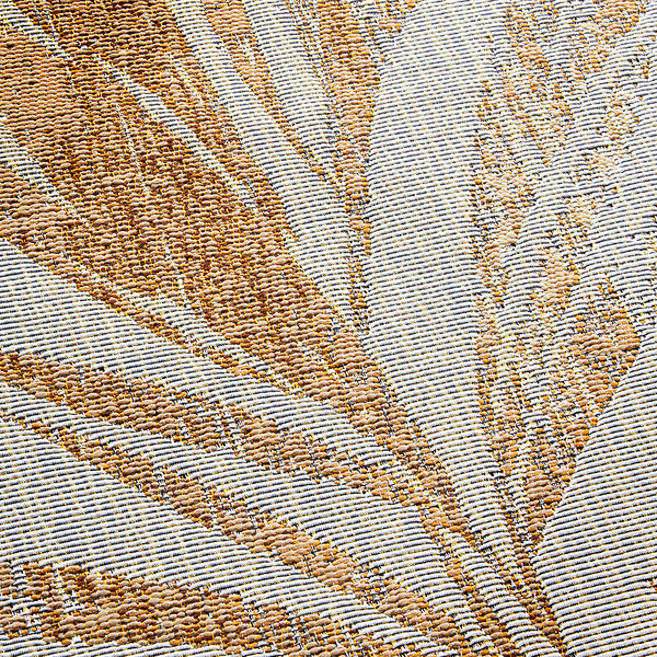 In- & Outdoor Teppich Charles - Polyester / BCF - Creme / Gold - 200 x 285 cm