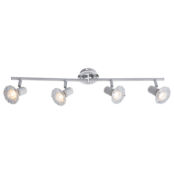LED-Deckenleuchte Nathaniel - Eisen / Acrylglas - 8-flammig