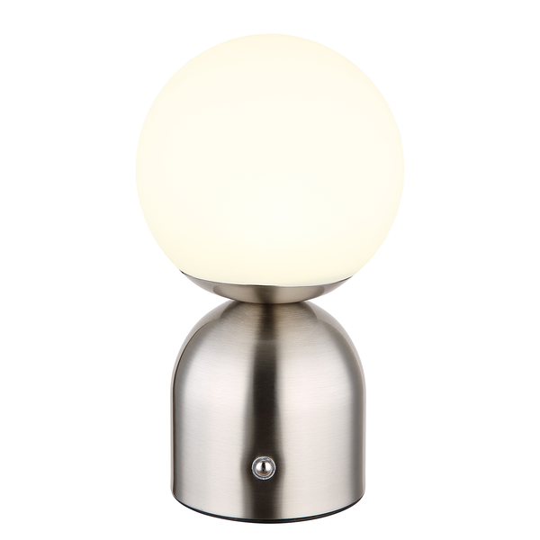 LED-Tischleuchte Julsy Typ A - Acrylglas / Eisen - 1-flammig - Silber