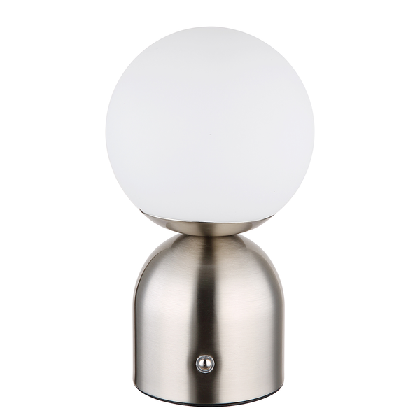 LED-Tischleuchte Julsy Typ A - Acrylglas / Eisen - 1-flammig - Silber