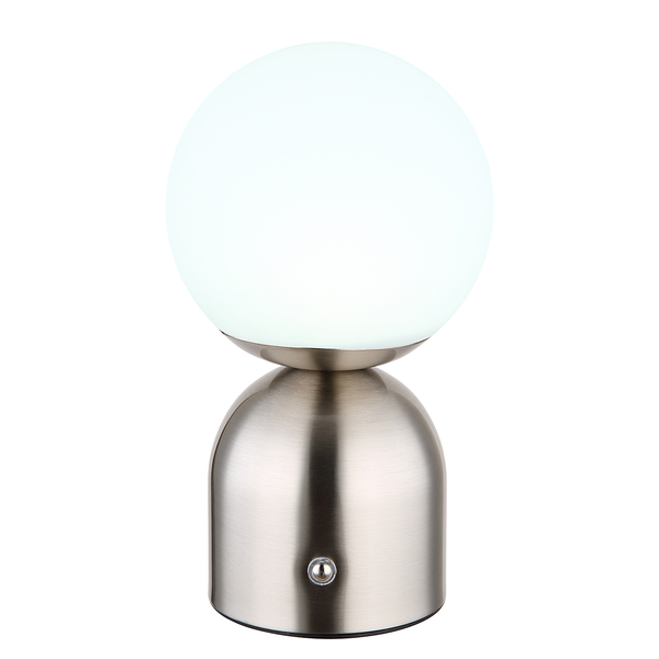 LED-Tischleuchte Julsy Typ A - Acrylglas / Eisen - 1-flammig - Silber