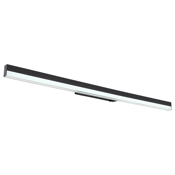 LED-Wandleuchte Sallo - Acryl / Aluminium - 1-flammig - Schwarz - Breite: 80 cm