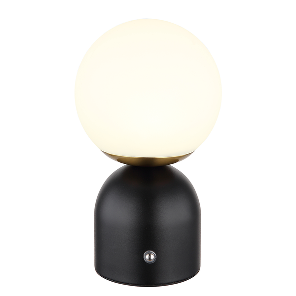 LED-Tischleuchte Julsy Typ A - Acrylglas / Eisen - 1-flammig - Schwarz