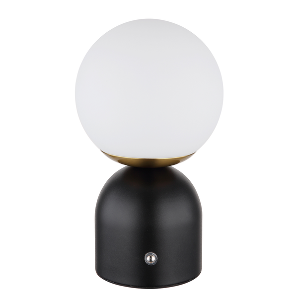 LED-Tischleuchte Julsy Typ A - Acrylglas / Eisen - 1-flammig - Schwarz